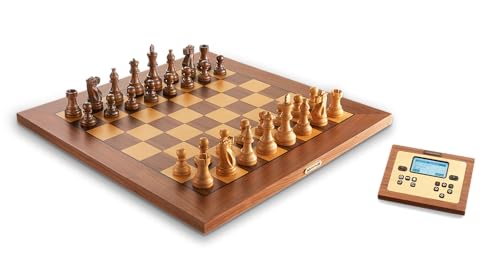 MILLENNIUM Supreme Tournament 55 Schachcomputer der Luxus-Klasse (M850+M827), inklusive Chess Classic Modul. Echtholz mit automatischer Figuren Erkennung. 55cm Turnierbrettgröße von Millennium
