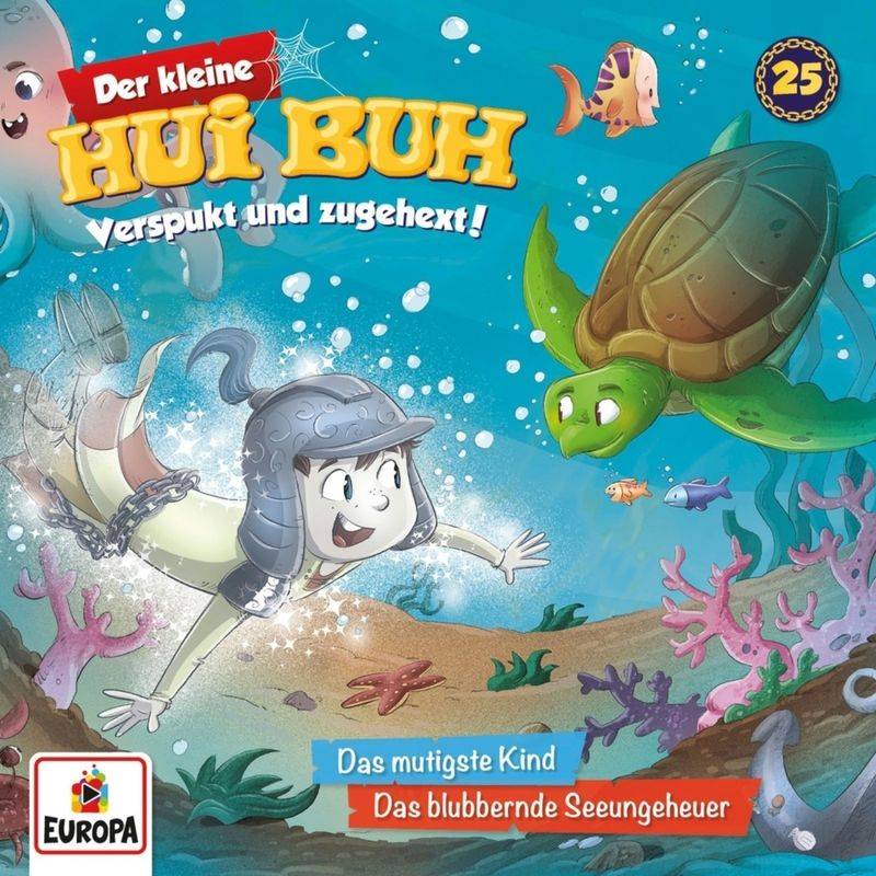 Der kleine Hui Buh - Das mutigste Kind / Das blubbernde Seeungeheuer,1 Audio-CD von Miller Sonstiges Wortprogramm