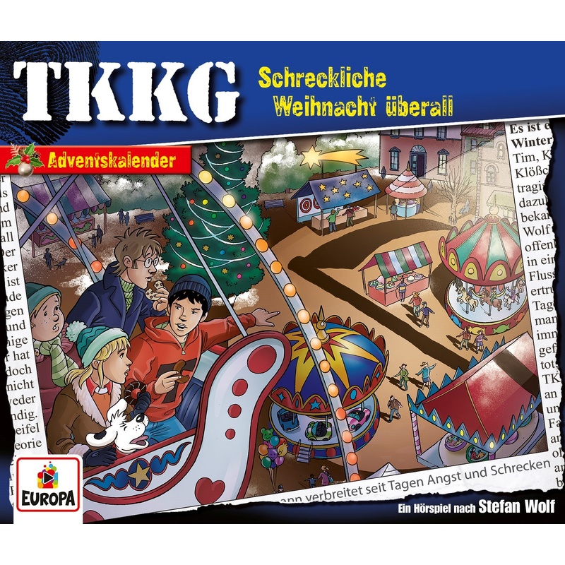 Ein Fall für TKKG - Ein Fall für TKKG - Schreckliche Weihnacht überall (Adventskalender),2 Audio-CD von Miller Sonstiges Wortprogramm