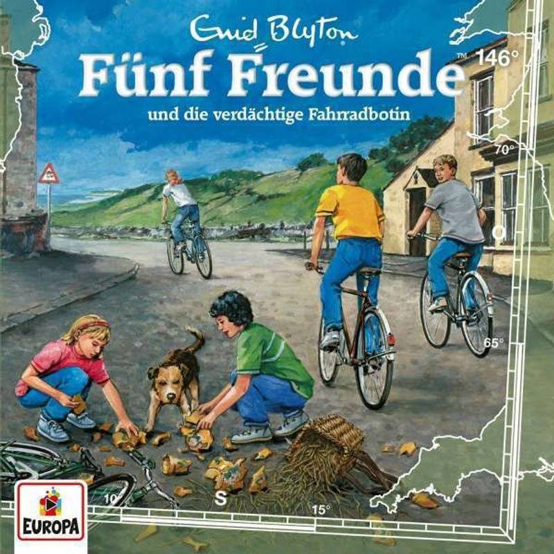 Fünf Freunde - 146 - Fünf Freunde und die verdächtige Fahrradbotin von Miller Sonstiges Wortprogramm