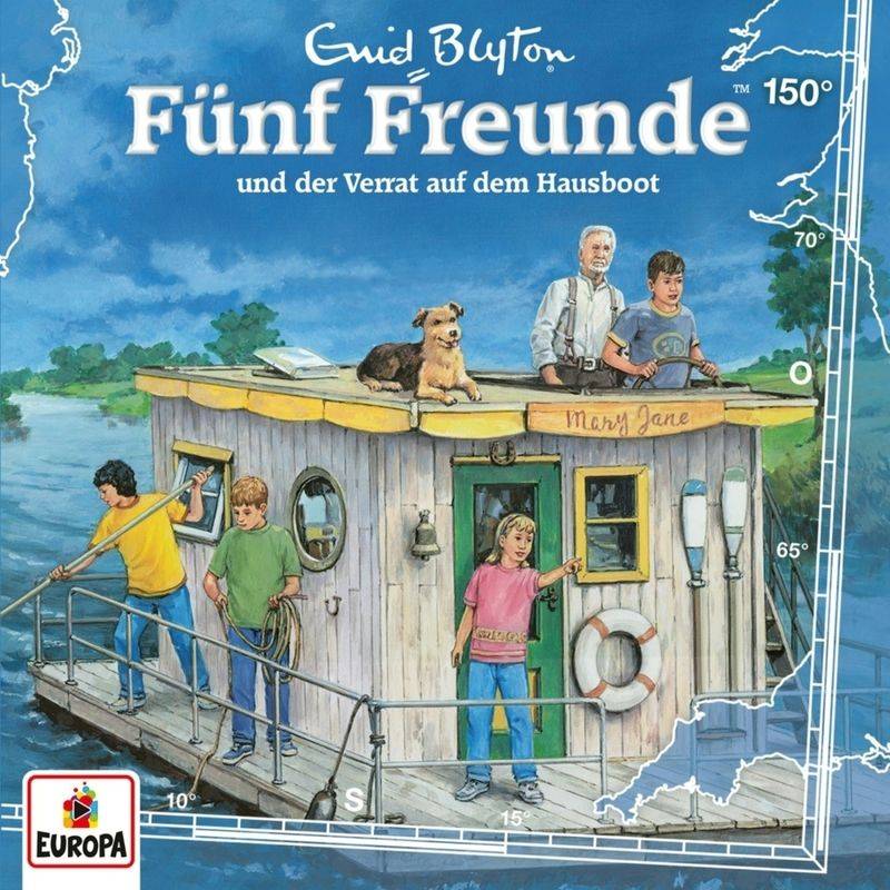 Fünf Freunde und der Verrat auf dem Hausboot (Folge 150) (2 CDs) von Miller Sonstiges Wortprogramm