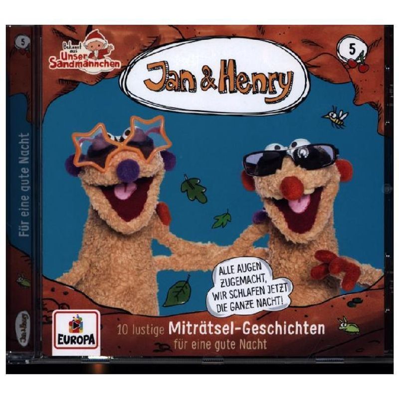 Jan & Henry - 10 lustige Miträtsel-Geschichten,1 Audio-CD von Miller Sonstiges Wortprogramm