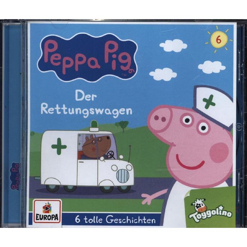 Peppa Pig Hörspiele - Der Rettungswagen (und 5 weitere Geschichten),1 Audio-CD von Miller Sonstiges Wortprogramm