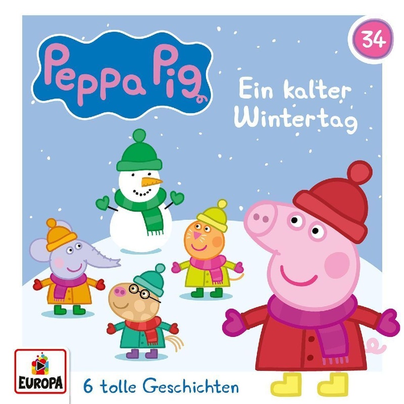 Peppa Pig Hörspiele - Ein kalter Wintertag,1 Audio-CD von Miller Sonstiges Wortprogramm