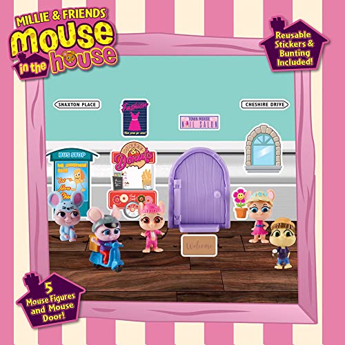 Millie and Friends Mouse in The House CO07707 Figuren, Spielzeug, Sammelspielzeug, Fantasiespiel, für Kinder von 3 bis 7 Jahren von Millie & Friends Mouse in the House