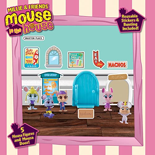 BANDAI - Millie and Friends Mouse in The House - Packung mit 5 Figuren Spielzeug, Sammelspielzeug, Fantasie-Spielzeug, für Kinder von 3 bis 7 Jahren CO07708 von BANDAI