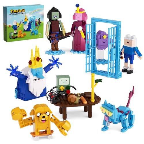 Millionspring Abenteuer-Figuren-Bausatz 8-in-1, Actionfiguren-Modelle, Sammlerstück, Schaustück für Erwachsene und Kinder (589 Teile) von Millionspring