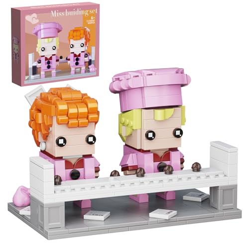 Millionspring Bausteinset, Lucy Ricardo Figur Modellbausatz, kreatives Geschenk für Mädchen, Fans, Erwachsene (455 PCS) von Millionspring