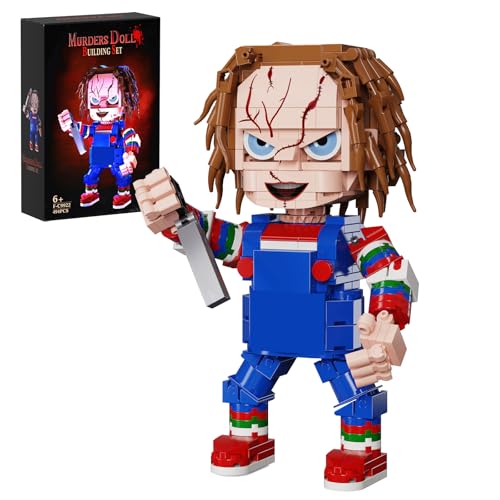 Millionspring Horrorpuppe-Baustein-Set,Kinderspiel-Sammlung, Bauspielzeug, Geschenk für Kinder und Erwachsene(494pcs) von Millionspring