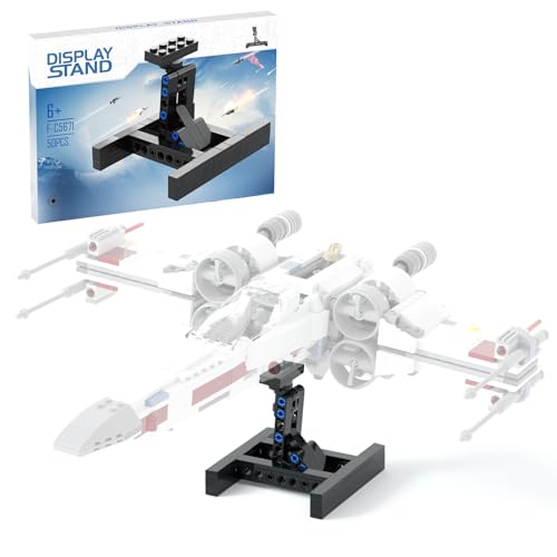 Millionspring Ständer für X-Wing Starfighter 75301 75297 75218 75235 Bausätze, tolles Display für Widerstand Y-Wing Starfighter 75249 75172 Starfighter Bauspielzeug(52 Stück) von Millionspring