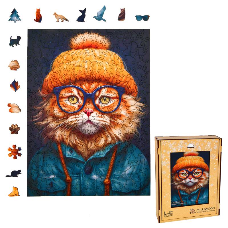 Milliwood Holzpuzzle - Giovanny Roter Kater 316 Teile Puzzle Miliwood-5020 Milliwood Holzpuzzle - Giovanny Roter Kater 316 Teile Puzzle Miliwood-5020 von Milliwood