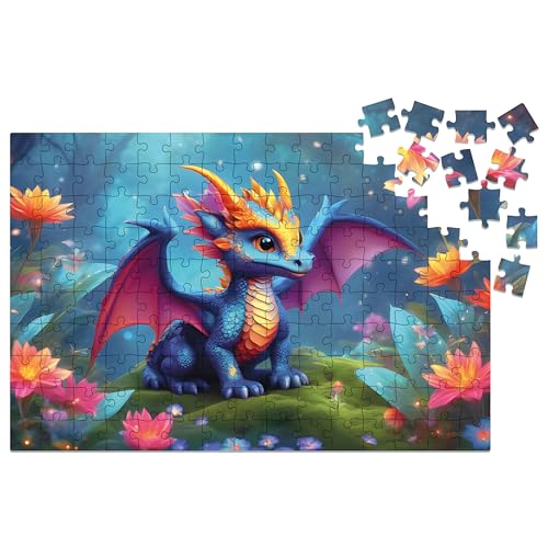 Milliwood Secret Stories Series - Dragon Puzzle - Fantasy-Puzzle für die ganze Familie - magische, sorgfältige Kunstwerke - Klassische Form, 34x22,5cm, 150 Teile von Milliwood