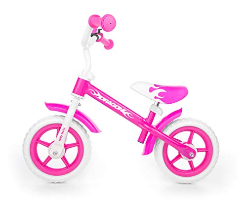 Milly Mally Dragon Laufrad für Kinder, rosa von Milly Mally
