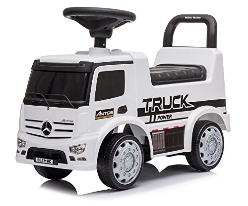 Milly Mally Fahrzeug Mercedes Antos Rutscher für Kinder im Alter von 1 bis 3 Jahren Auto mit interaktivem Lenkrad Weiss Milly Mally Fahrzeug Mercedes Antos Rutscher für Kinder im Alter von 1 bis 3 Jahren Auto mit interaktivem Lenkrad Weiss von Milly Mally