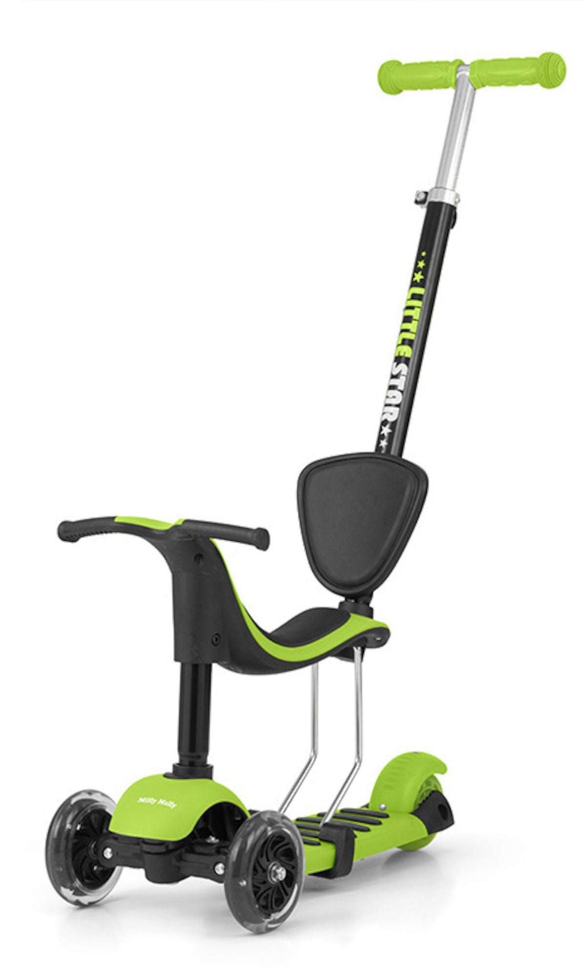 Milly Mally Little Star Rutschfahrzeug/Scooter 3-in-1, Grün Milly Mally Little Star Rutschfahrzeug/Scooter 3-in-1, Grün von Milly Mally