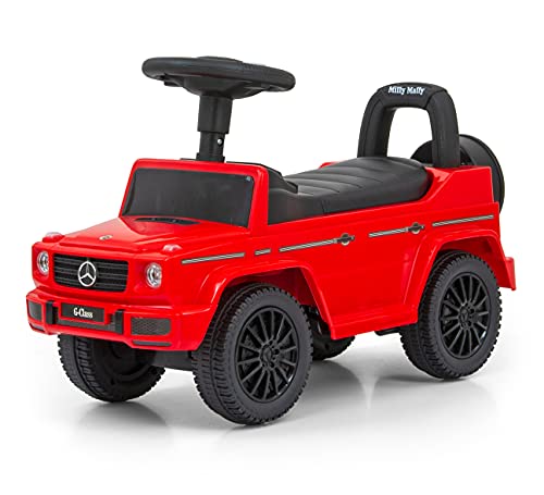 Milly Mally Mercedes G350D S Rutscher Auto für Kinder ab 1 Jahr interaktives Rutschauto mit Hupe und Motorgeräuschen Rot Milly Mally Mercedes G350D S Rutscher Auto für Kinder ab 1 Jahr interaktives Rutschauto mit Hupe und Motorgeräuschen Rot von Milly Mally