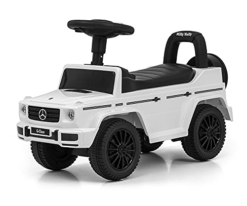 Milly Mally Mercedes G350D S Rutscher Auto für Kinder ab 1 Jahr interaktives Rutschauto mit Hupe und Motorgeräuschen Weiß Milly Mally Mercedes G350D S Rutscher Auto für Kinder ab 1 Jahr interaktives Rutschauto mit Hupe und Motorgeräuschen Weiß von Milly Mally