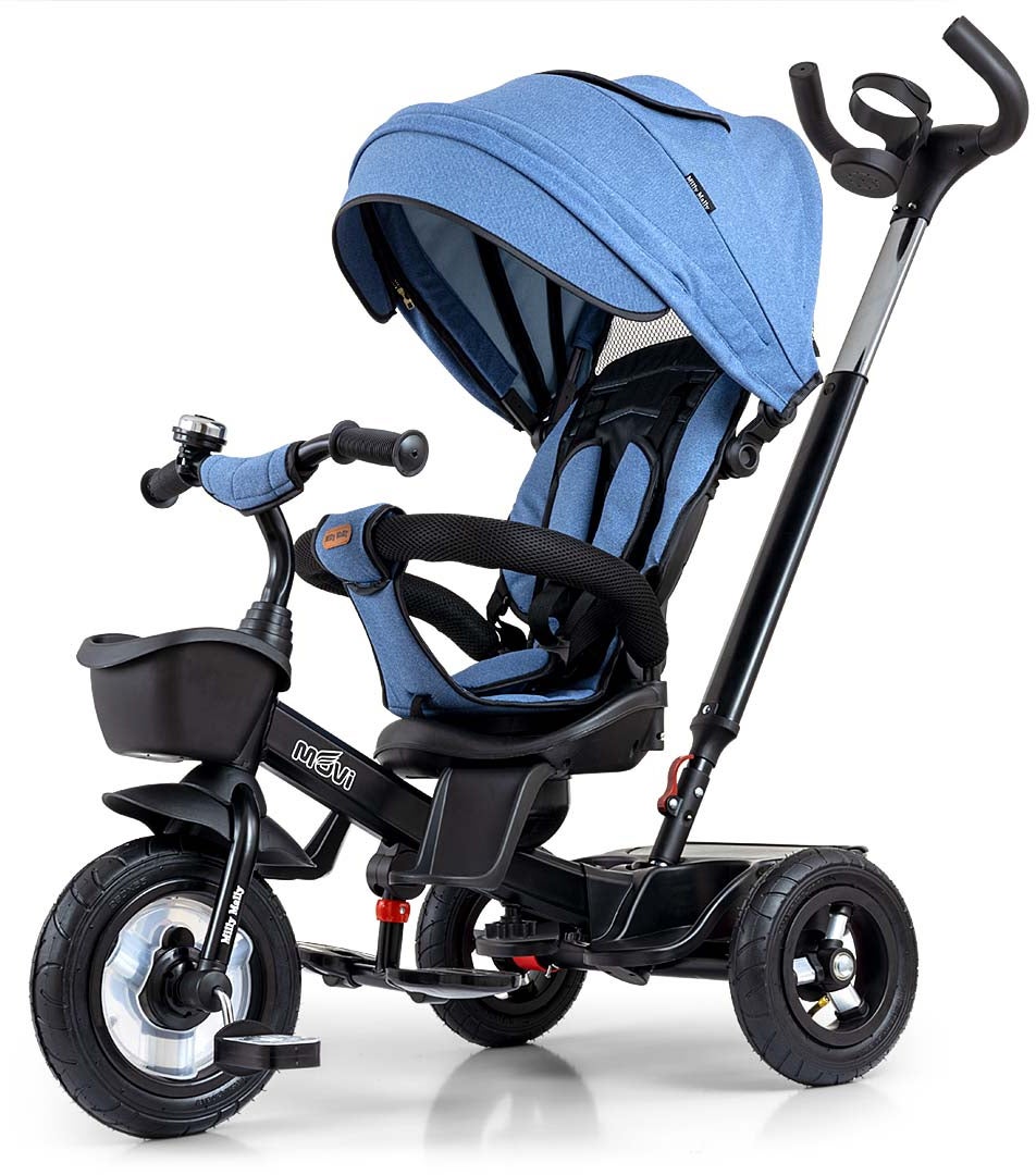 Milly Mally Movi 5-in-1 Dreirad, Denim Milly Mally Movi 5-in-1 Dreirad, Denim von Milly Mally