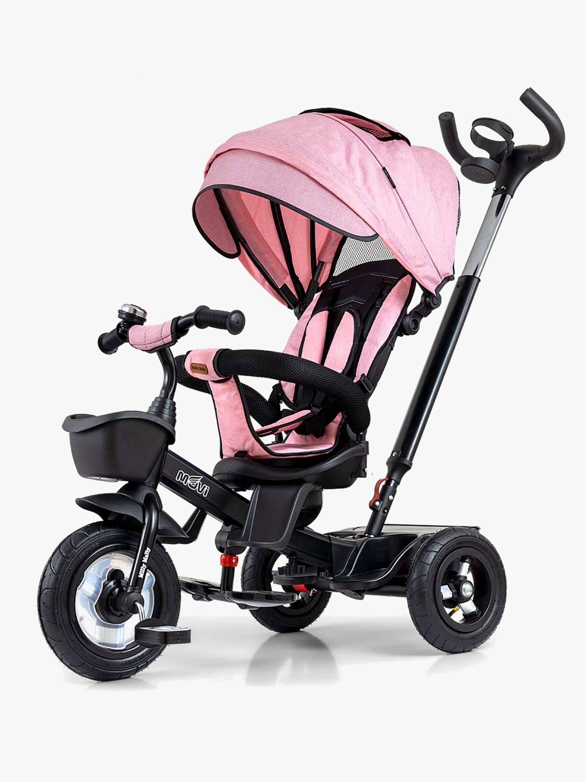 Milly Mally Movi 5-in-1 Dreirad, Schwarz/Rosa von Milly Mally