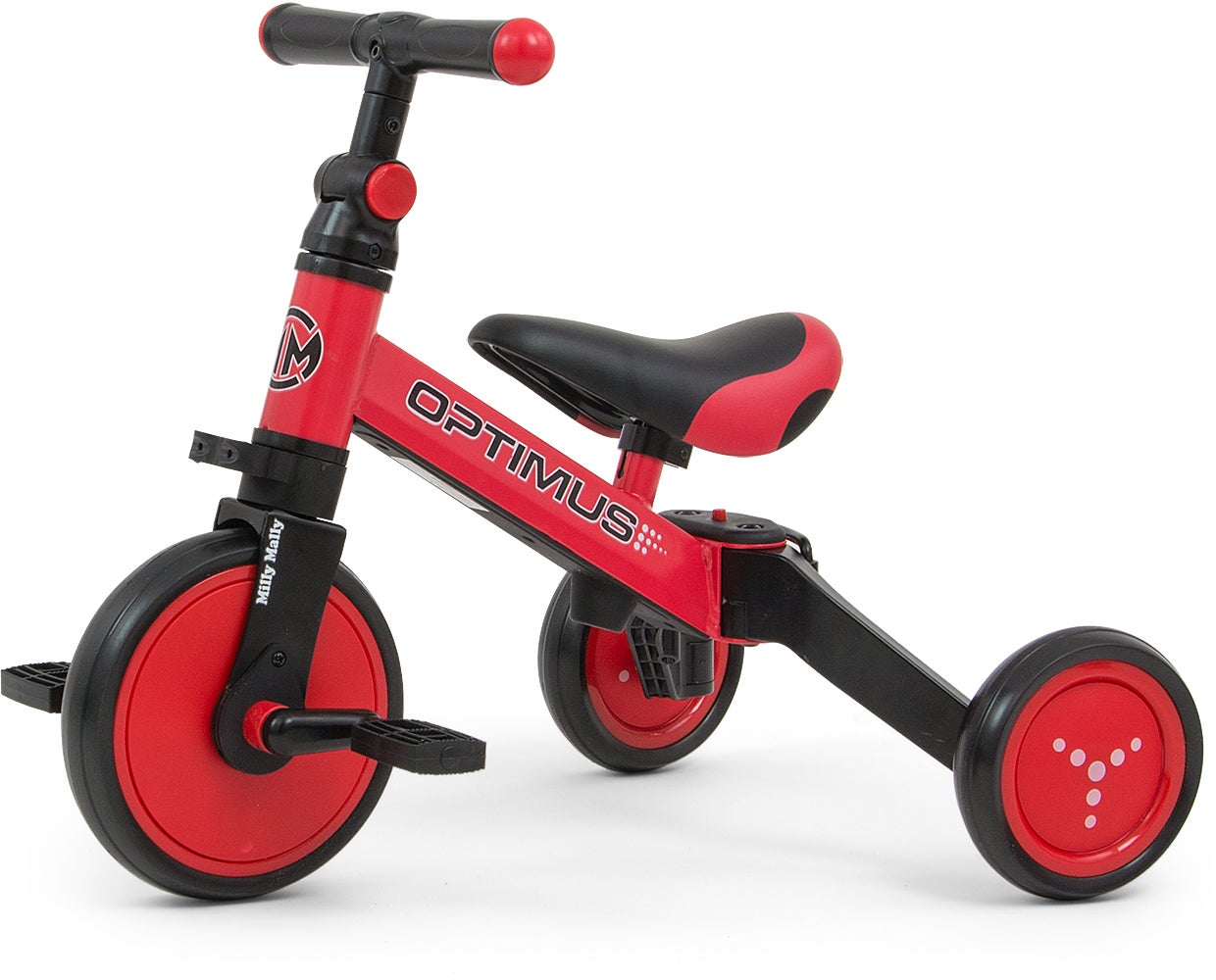 Milly Mally Optimus 3-in-1 Dreirad, Rot Milly Mally Optimus 3-in-1 Dreirad, Rot von Milly Mally
