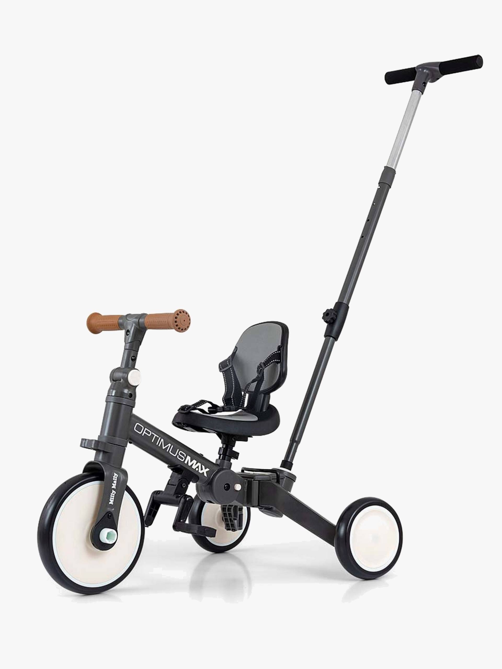 Milly Mally Optimus Max Dreirad 4-in-1, Grau von Milly Mally