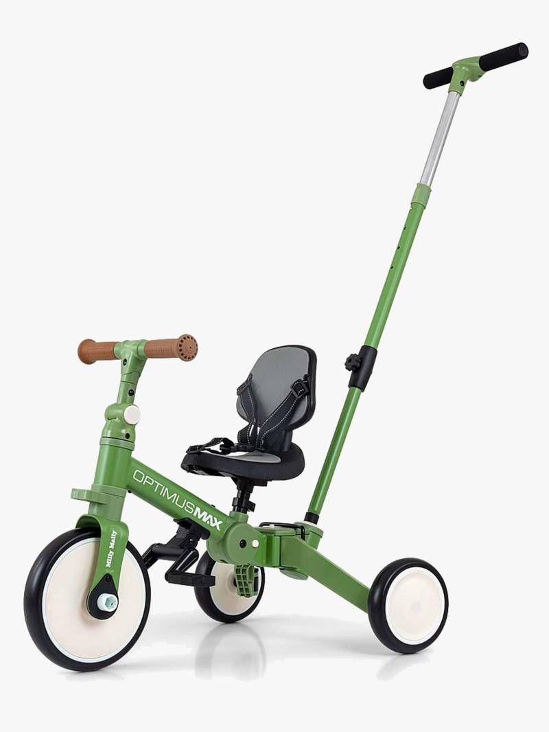 Milly Mally Optimus Max Dreirad 4-in-1, Grün von Milly Mally