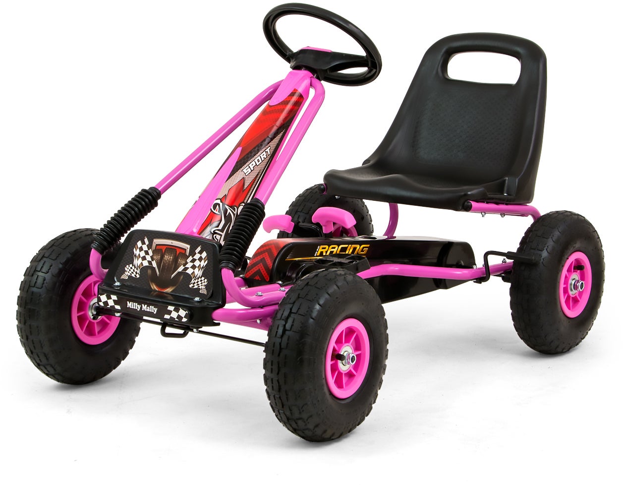 Milly Mally Pedal-Go-Kart Thor, Rosa Milly Mally Pedal-Go-Kart Thor, Rosa von Milly Mally