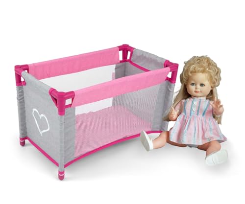 Milly Mally Puppenbett Lisa Prestige Pink Puppenspielzeug Minikissen Minidecke für Kinder ab 3 Jahre puppenzubehör puppenwagen Kinderwagen Spielzeug Milly Mally Puppenbett Lisa Prestige Pink Puppenspielzeug Minikissen Minidecke für Kinder ab 3 Jahre puppenzubehör puppenwagen Kinderwagen Spielzeug von Milly Mally