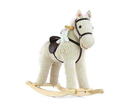 Schaukelpferd für Kinder, Spielzeugpferd Pony Luna Beige Milly Mally von Milly Mally