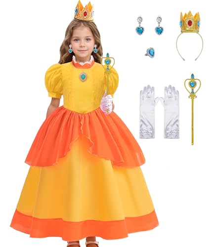 Miltrs Prinzessinnenkleider für Mädchen, Film-Outfit, Halloween, Weihnachten, Geburtstagsparty Miltrs Prinzessinnenkleider für Mädchen, Film-Outfit, Halloween, Weihnachten, Geburtstagsparty von Miltrs