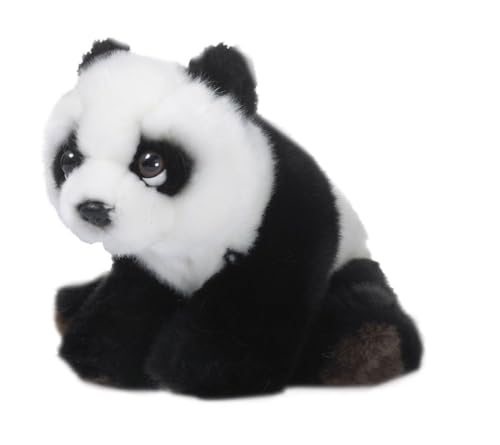 WWF 15183004 World Wildlife Fund Plüsch-Panda Sitzend 15cm, schwarz-Weiss, 15 cm von WWF
