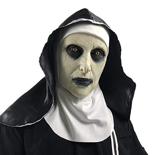 Miminuo Halloween Ghost Festival Horror Maske Überraschung Weibliche Geist Gesichtsmaske Cosplay Maske Latex Scary Voller Kopf von Miminuo