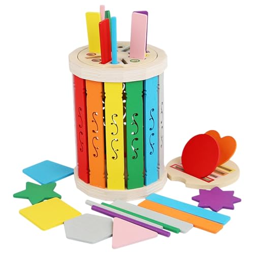 Fine Motor Skills Toy, Educational Matching Game, Color Matching Toy, Wooden Sensory Toy, Wooden Color and Shape Sorting Toy Toddler Learning Fine Motor Skills Educational Toy for Kids Ages 2-3 Fine Motor Skills Toy, Educational Matching Game, Color Matching Toy, Wooden Sensory Toy, Wooden Color and Shape Sorting Toy Toddler Learning Fine Motor Skills Educational Toy for Kids Ages 2-3 von Mimoqk