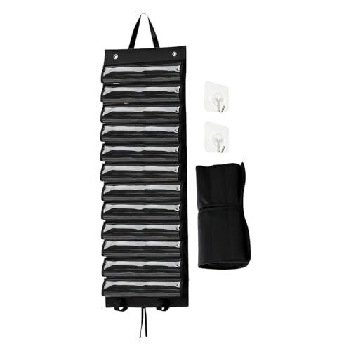 Game Mat Holder, Accessories Organizer, Wall Hanging Storage Bag, Transparent Slots, Easy Access Design for Home, Party, Playroom, Family, Game Night Display, 38.19x15.75 inches Game Mat Holder, Accessories Organizer, Wall Hanging Storage Bag, Transparent Slots, Easy Access Design for Home, Party, Playroom, Family, Game Night Display, 38.19x15.75 inches von Mimoqk