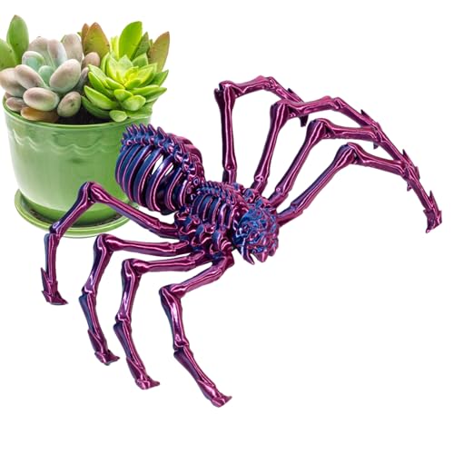 Mimoqk 3D-gedrucktes Spinnen-Fidget, 3D-gedruckte Gelenkspinne - 3D-gedrucktes Zappelspielzeug für Erwachsene - Schreibtischspielzeug zum Stressabbau, Schreibtischspielzeug für Erwachsene, bewegliche Mimoqk 3D-gedrucktes Spinnen-Fidget, 3D-gedruckte Gelenkspinne - 3D-gedrucktes Zappelspielzeug für Erwachsene - Schreibtischspielzeug zum Stressabbau, Schreibtischspielzeug für Erwachsene, bewegliche von Mimoqk