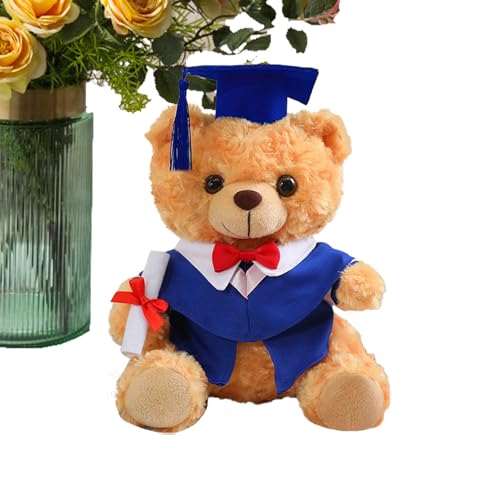 Mimoqk 9.8 Inch Graduation Bear, Plush Stuffed Animal Doll, Soft Toy with Hat and Gown, Commemorative Souvenir Class of 2025, Reward for Boys, Girls, Students Celebrating Graduation Day Mimoqk 9.8 Inch Graduation Bear, Plush Stuffed Animal Doll, Soft Toy with Hat and Gown, Commemorative Souvenir Class of 2025, Reward for Boys, Girls, Students Celebrating Graduation Day von Mimoqk