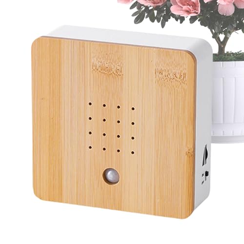 Mimoqk Bird Sound Machine, Nature Noise Generator, Smart Relaxation Device, Soothing Bird Sounds, Fireplace Ambiente, Bedroom, Living Room, Compact, Multi-Purpose for Rest and Meditation von Mimoqk