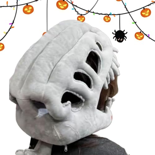 Mimoqk Dinosaurierkostüm für Erwachsene, Cosplay, Skelett, Dorn, Plüsch, Halloween | Cosplay-Zubehör für Erwachsene und Kinder von Mimoqk