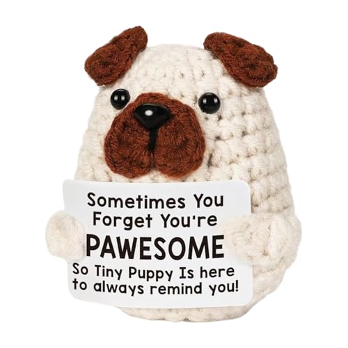 Mimoqk Emotional Tier-Halterung, gehäkelte Puppe mit Affirmationskarte, Motivational handgefertigt, für Kinder, Erwachsene, 4,9 x 6,9 cm Mimoqk Emotional Tier-Halterung, gehäkelte Puppe mit Affirmationskarte, Motivational handgefertigt, für Kinder, Erwachsene, 4,9 x 6,9 cm von Mimoqk