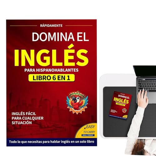 Mimoqk Englisches Buch | Zweisprachiges Wörterbuch Spanisch für große Jugendliche und Erwachsene | Zweisprachige Methode Reise Business Studium Ausland Studenten Lesen Schule von Mimoqk