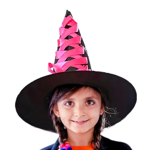Mimoqk Hexen-Anziehzubehör | Märchenhaftes Hexenkostüm für Mädchen - Zauberer Cosplay Hexenhut für Teenager-Mädchen für Rollenspiele, Kostümparty, Parade, Cosplay Mimoqk Hexen-Anziehzubehör | Märchenhaftes Hexenkostüm für Mädchen - Zauberer Cosplay Hexenhut für Teenager-Mädchen für Rollenspiele, Kostümparty, Parade, Cosplay von Mimoqk