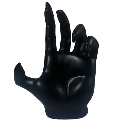 Mimoqk Horror Hände - 5,12 Zoll gruselige Handdekoration für Spukzimmer, gruselige Handschmuck mit leichtem Gebäude, Schmuckhalter für Innenparty, Schlafzimmer, Garten, Vorhänge von Bäumen Wandtüren von Mimoqk