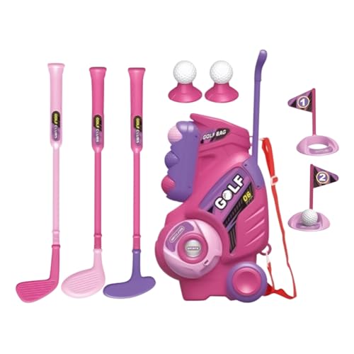 Mimoqk Kids Golf Club Set, tragbares Kinder-Sportspielzeug, leichtes Trainingsspiel, für Backyard, Garten, Outdoor, Indoor, Geburtstag, Weihnachten, Mädchen, Home Fun and More Mimoqk Kids Golf Club Set, tragbares Kinder-Sportspielzeug, leichtes Trainingsspiel, für Backyard, Garten, Outdoor, Indoor, Geburtstag, Weihnachten, Mädchen, Home Fun and More von Mimoqk