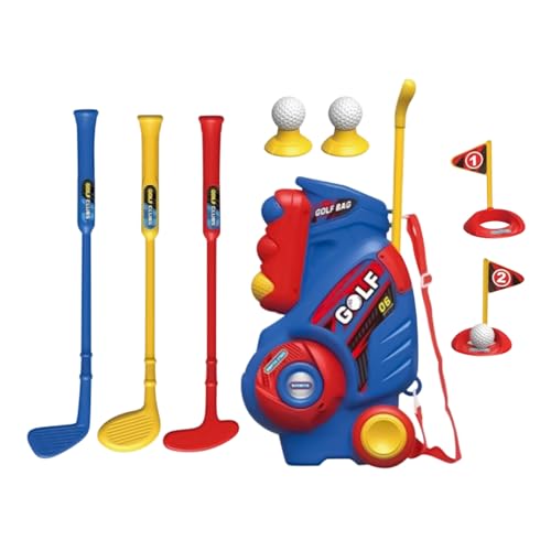 Mimoqk Kids Golf Club Set, tragbares Kinder-Sportspielzeug, leichtes Trainingsspiel, für Backyard, Garten, Outdoor, Indoor, Geburtstag, Weihnachten, Mädchen, Home Fun and More Mimoqk Kids Golf Club Set, tragbares Kinder-Sportspielzeug, leichtes Trainingsspiel, für Backyard, Garten, Outdoor, Indoor, Geburtstag, Weihnachten, Mädchen, Home Fun and More von Mimoqk