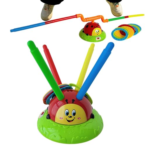 Mimoqk Ladybug Jump and Toss Toy, Musical Kids Game, Toddler Fun Equipment, Indoor Outdoor Play, Summer for Boys and Girls, 2-in-1 Jump and Feature, Sturdy and Interactive, Perfect for Parties Mimoqk Ladybug Jump and Toss Toy, Musical Kids Game, Toddler Fun Equipment, Indoor Outdoor Play, Summer for Boys and Girls, 2-in-1 Jump and Feature, Sturdy and Interactive, Perfect for Parties von Mimoqk
