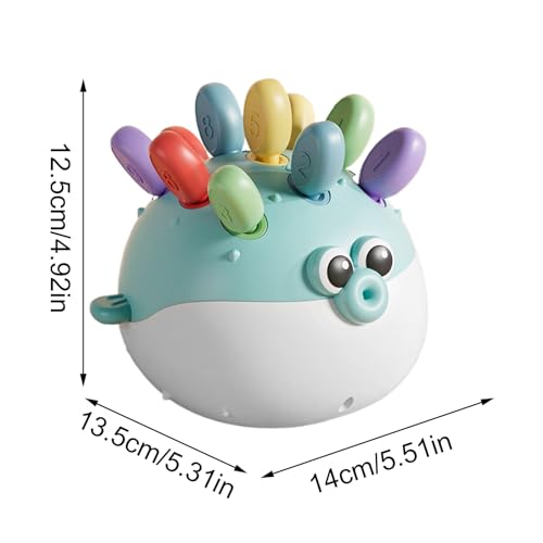 Mimoqk Matching Game, Lernspiel, Farbspielzeug, feiner Motor Skills Builder, Fun Shape Sorting Aktivität, Lernentwicklung für Preschool, Homeschool, Klassenzimmer, 14 x 13,5 x 12,5 cm von Mimoqk