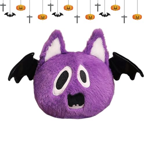 Mimoqk Plüschtier Halloween mit Saugnapf, Cartoon-Party, für Fledermaus, Spinne, Kürbis, Kuscheltier für Kinder, Erwachsene, Sammler, Schlafzimmer, Auto, Wohnzimmer, Spielzimmer von Mimoqk