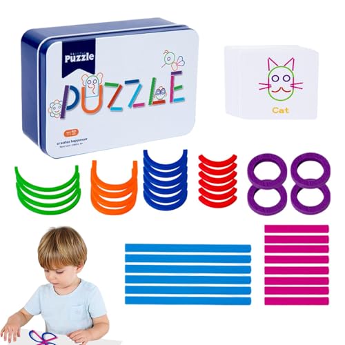 Mimoqk Puzzlespielzeug mit Stickringen, Stichsägenring-Puzzle | Musterblöcke aus, Stielspielzeug, Lernspiele – Holzstöcke, Ringe, Blöcke, Spielzeug Mimoqk Puzzlespielzeug mit Stickringen, Stichsägenring-Puzzle | Musterblöcke aus, Stielspielzeug, Lernspiele – Holzstöcke, Ringe, Blöcke, Spielzeug von Mimoqk