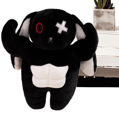 Mimoqk Rabbit Plüschtier, Scary Muscle Bunny Puppe, weich, Huggable Throw Pillow, Funny Standing, für , Mädchen, Kinder, Erwachsene, Damen, Sofa, Bedside, Desk, Shelf, Auto, Christmas More Mimoqk Rabbit Plüschtier, Scary Muscle Bunny Puppe, weich, Huggable Throw Pillow, Funny Standing, für , Mädchen, Kinder, Erwachsene, Damen, Sofa, Bedside, Desk, Shelf, Auto, Christmas More von Mimoqk