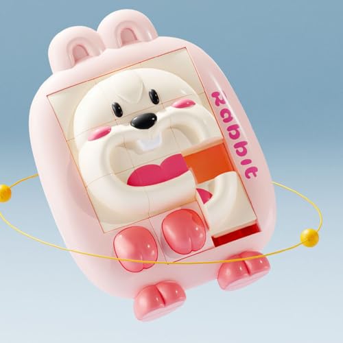 Mimoqk Schiebepuzzle, Schiebepuzzle für Kinder,Slide-Puzzle-Spiel Cartoon-Tier-Denkaufgabe-Rätsel | Pädagogische Reisespielzeuge, Handheld-Spiele für Kinder, Jugendliche, und Mädchen von Mimoqk